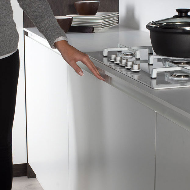 Muebles de cocina con tirador de 45 grados