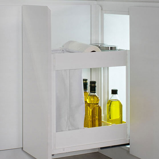 Muebles de cocina con tirador de 45 grados