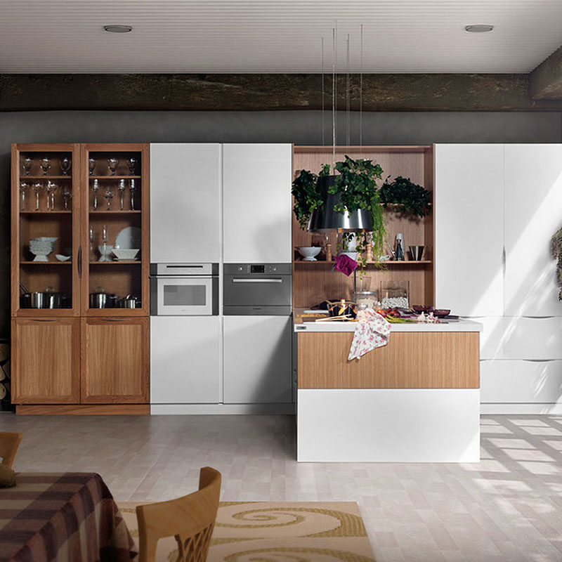 Muebles de cocina con tirador inverso