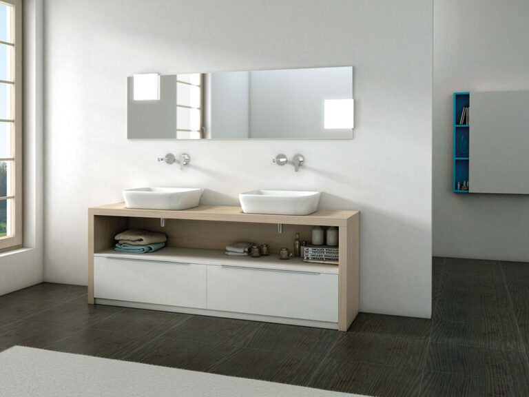 Muebles de baño con tirador inverso Muebles de baño con tirador inverso